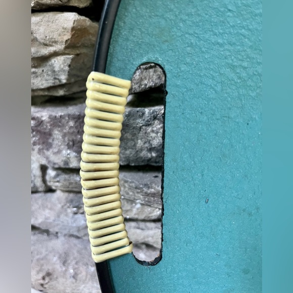 VTG Mid-century Modern Tray Turquoise Serving Handles Tilso Japan Fiberboard MCM - Picture 3 of 5